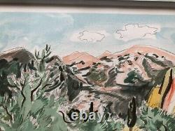 A Path To Delphes Yves Brayer Signed Lithography Justified