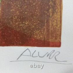 ALVAR SUNOL Original Signed Lithograph Framed COTE
