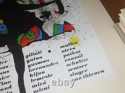 Affiche Lithography Original Miro Rare 1973 Sculpures In Montagne Signed Dlp