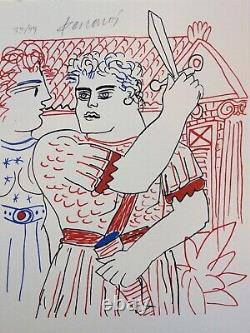 Alekos FASSIANOS Mythology, Hercules ORIGINAL SIGNED LITHOGRAPH / 99 copies