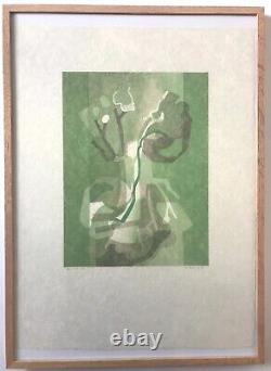 André Beaudin Flowers I, 1970. Original signed lithograph in pencil