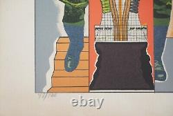 Antonio Segui The Art Of Being Happy Original Lithography Signed, 1970