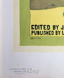 Arthur Wesley Dow Modern Art Original Lithography, Signed, 1895
