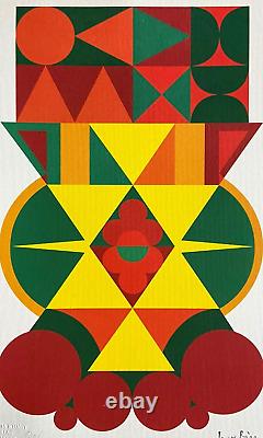 Auguste Herbin Lithograph COA Original Signed Hand-Numbered Certified