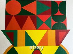 Auguste Herbin Lithograph COA Original Signed Hand-Numbered Certified