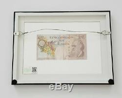 Authentic Banksy DI Faced Tenner Framed With Sign No Jonone Obey Seen Cope2
