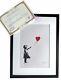 Banksy Original M Arts Edition Signed Numbered Lithograph /150 Frame Included