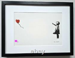 Banksy Lithography Signed Numbered 150 + Frame Inclusive No Original Shepard Obey