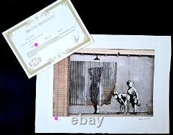 Banksy Lithography Signed Numbered /150 + Frame Inclusive Original M Arts Edition