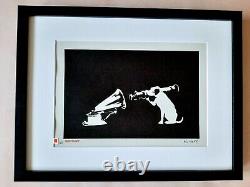Banksy Original M Arts Edition Lithography Signed Numbered /150 + Frame Inclusive