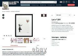 Banksy Original M Arts Edition Lithography Signed Numbered /150 Frame Inclusive