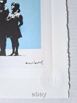 Banksy Original M Arts Edition Lithography Signed Numbered /150 + Frame Inclusive