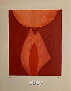 Bazaine Jean Original Signed Lithograph Abstract Art Abstraction