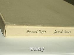 Bernard Buffet Lithography Jeux De Dames 1970 Signed By Hand