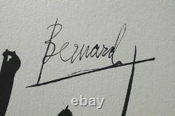 Bernard Buffet The Two Iris Gravure Signed #1961 #197ex