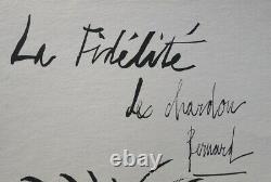 Bernard Buffet Thistle Gravure Signed #1961 #197ex