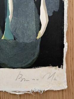 'Bram VAN VELDE / Hand signed Lithograph 1975'