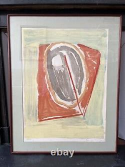 Bram VAN VELDE Original Signed Numbered Lithograph Abstract Parisian School