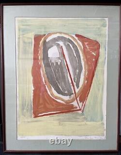 Bram VAN VELDE Original Signed Numbered Lithograph Abstract Parisian School