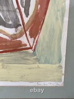 Bram VAN VELDE Original Signed Numbered Lithograph Abstract Parisian School