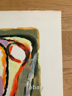 Bram Van Velde Hand Signed And Numbered Lithograph 1970