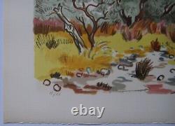 Brayer Yves Lithography Signed Au Crayon Num/xx Handsigned Lithograph Provence