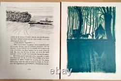 Brazilian André 13 original lithographs with 1 signed in Grand Meaulnes Mourlot