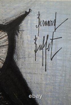 Buffet Bernard Le Petit Hibou Lithographie Original Signed, Mourlot, 1967