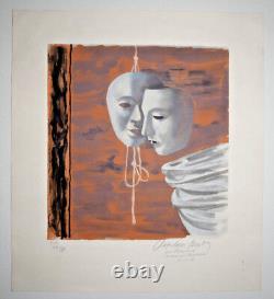 CHAPELAIN MIDY Original Signed Lithograph Numbered 46/80 Engraving in 4 1988