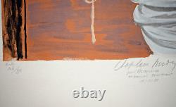 CHAPELAIN MIDY Original Signed Lithograph Numbered 46/80 Engraving in 4 1988