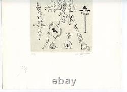 Camacho Jorge Etching Signed in Pencil Numbered /99 Handsigned Numb/99