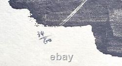Carrega/ 1960/ Lithography/ Rare/ Signed/limited/corse/figurative/ Relief/ Art