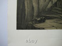 Cat Roland Lithograph 1976 Signed in Pencil Num/60 Handsigned Numbered Lithograph