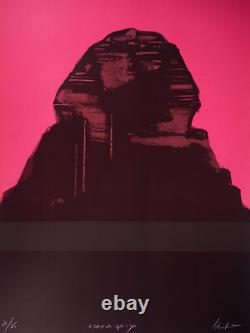 Claude HASTAIRE Egypt, the pink sphinx Original Signed Lithograph