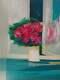 Claude Hemeret Signed Original Lithograph Rose Bouquet