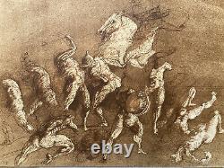 Claude Weisbuch Original Lithograph 'Heroic Combat' Signed and Numbered