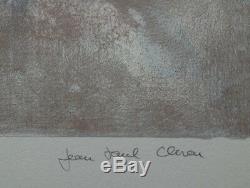 Cleren John Paul Face Imaginary Lithographie Signed And Numbered # 250ex