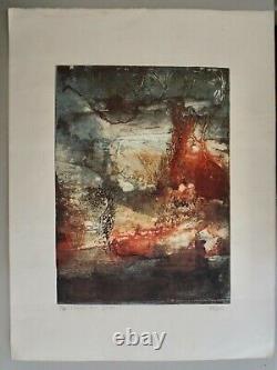Contemporary Art Original Composition - Signed and Numbered Lithograph - 20th Century