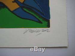 Cornelius Lithography 2002 Signed In Pencil Num / 75 Handsigned Numb Lithograph