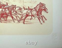 Crafty The Carriage Before The Drama Original Lithograph Signed, 1899