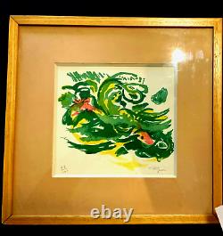 Edouard Pignon original signed and numbered lithograph framed in the Picasso era