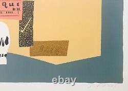 Eduardo ARROYO Georges Braque Original Signed Lithograph 1984