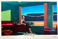 Edward Hopper Lithograph COA Original Numbered by Hand Signed Limited