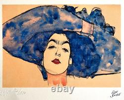 Egon Schiele Eva Original Signed Numbered Lithograph Edvard Munch