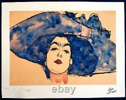 Egon Schiele Eva Original Signed Numbered Lithograph Edvard Munch