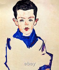 Egon Schiele Lithograph COA Original Signed Numbered - Lucian Freud