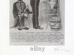 Emile Friant Lithograph Signed Academician In Self 38x29cm 1931