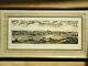 Engraving By Israël Silvestre Signed Profile Of The City Of Metz 1667 - With Frame