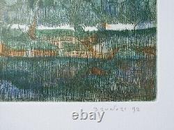 Enzo BRUNORI The Tree, Original Signed Lithograph, Limited Edition of 100