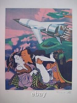 Erro Lithography 1972 Signed At Crayon Num/100 Handsigned Numb/100 Lithograph